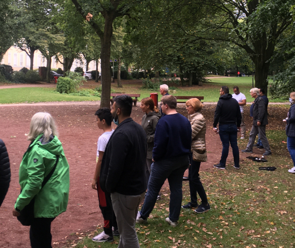 Boule Tournier im Park